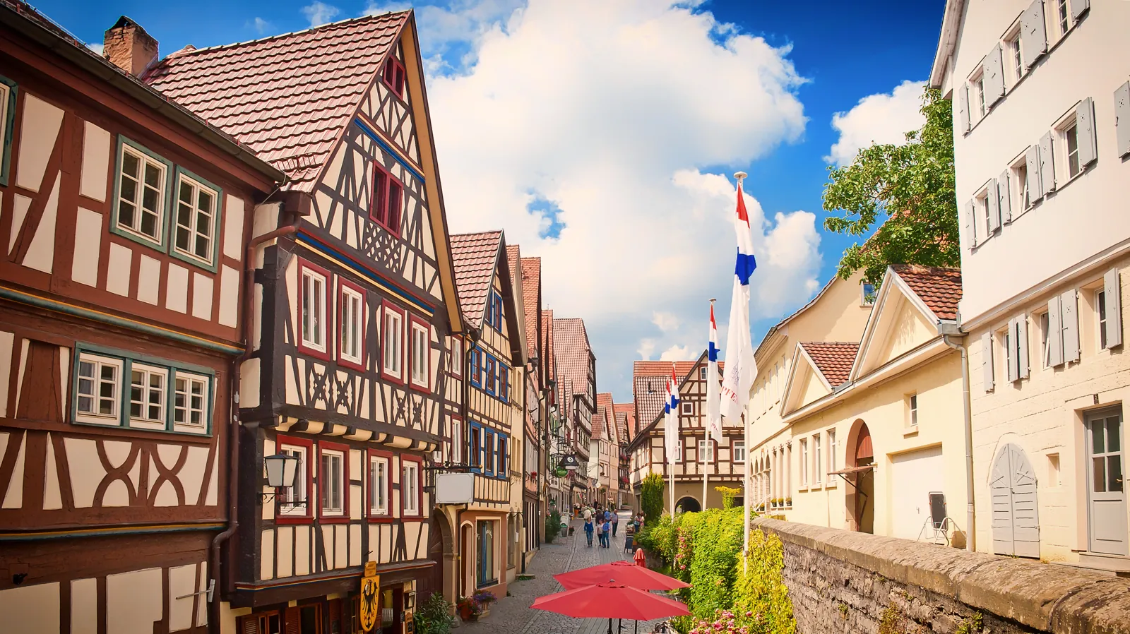 Bad Wimpfen – historische Altstadt mit Fachwerk und Kaiserpfalz